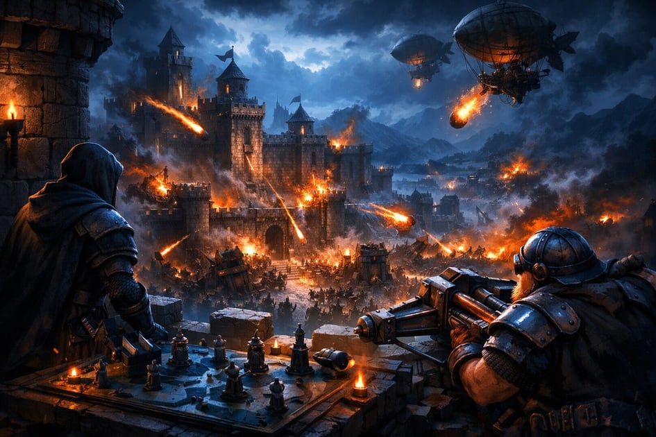 Kingdom Rush and Bloons TD 6 cover art side by side