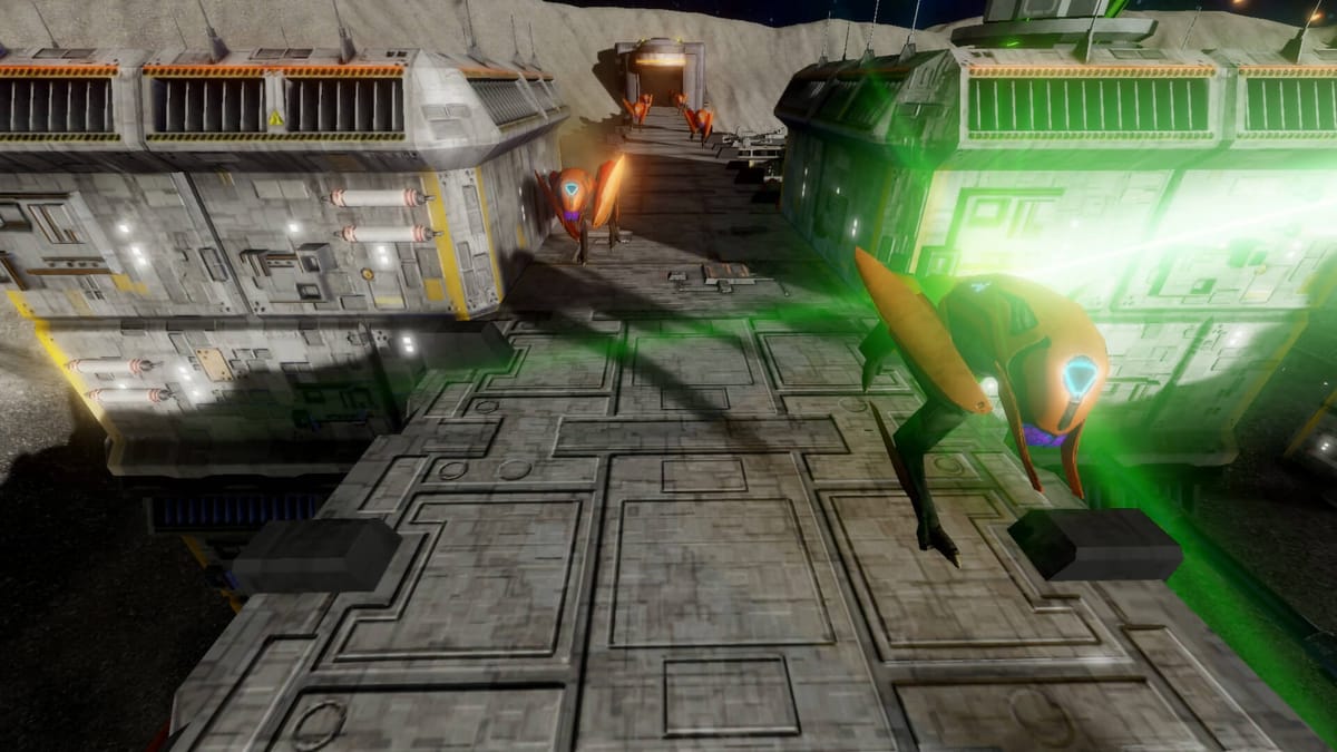 Defense Grid 2: alien towers and tight lane control on a sci-fi map