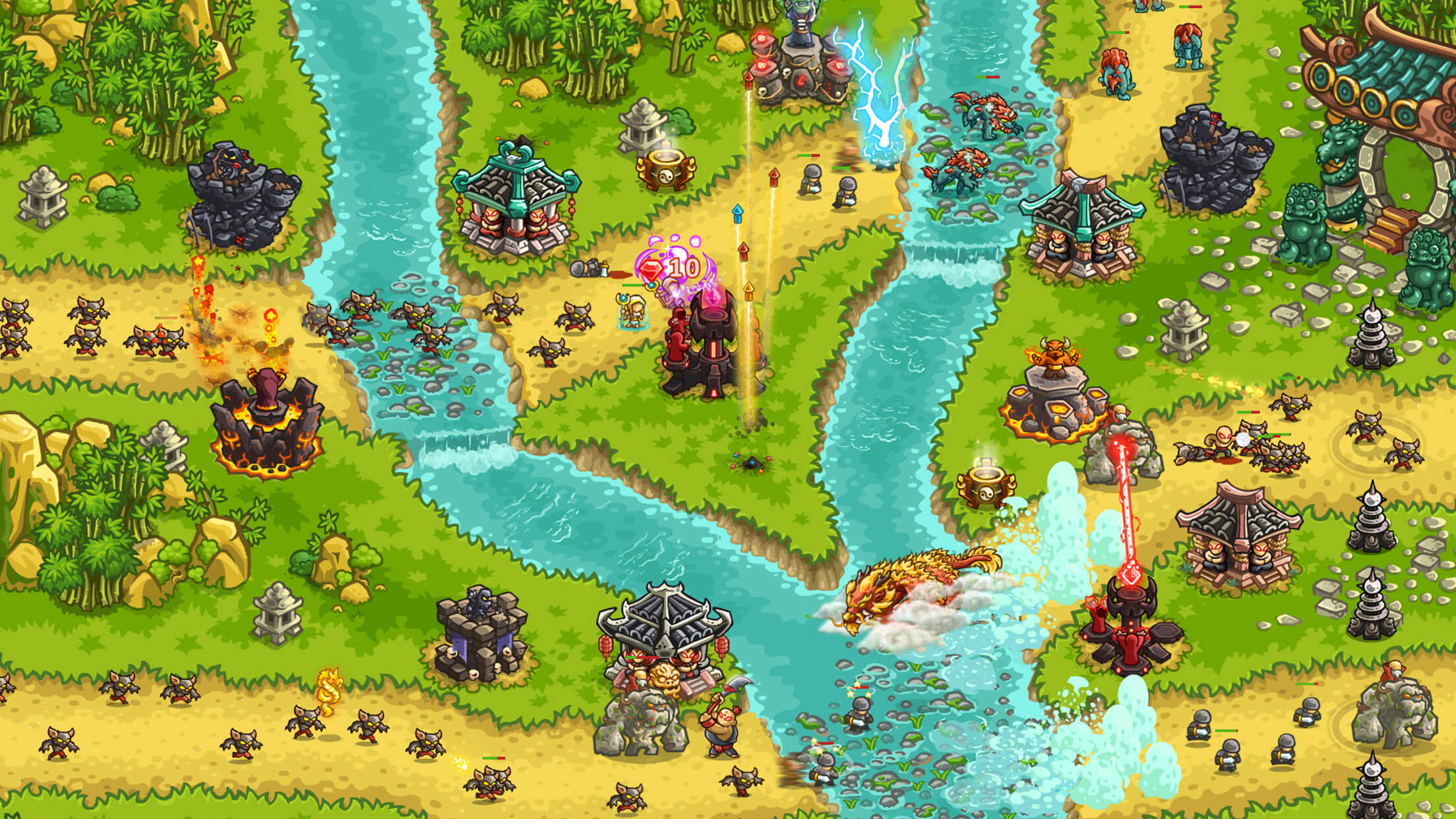 Kingdom Rush Vengeance: dark fantasy siege from the villain’s side, towers and minions