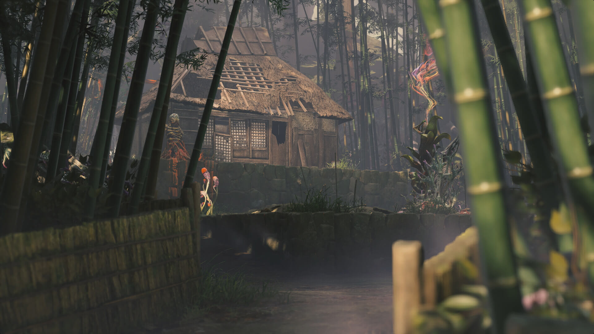 Kunitsu-Gami: Path of the Goddess: Japanese fantasy village and spirit defense