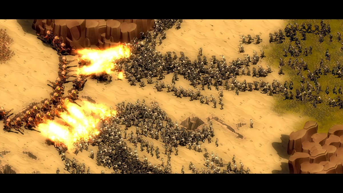 They Are Billions: steampunk colony walls holding back a zombie horde